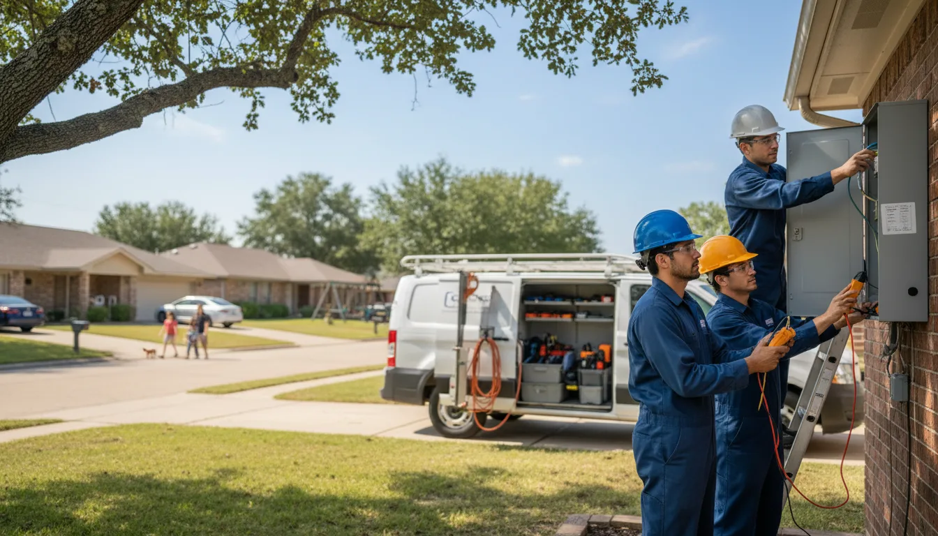 Certified electrician providing emergency electrical services in Zionsville, IN